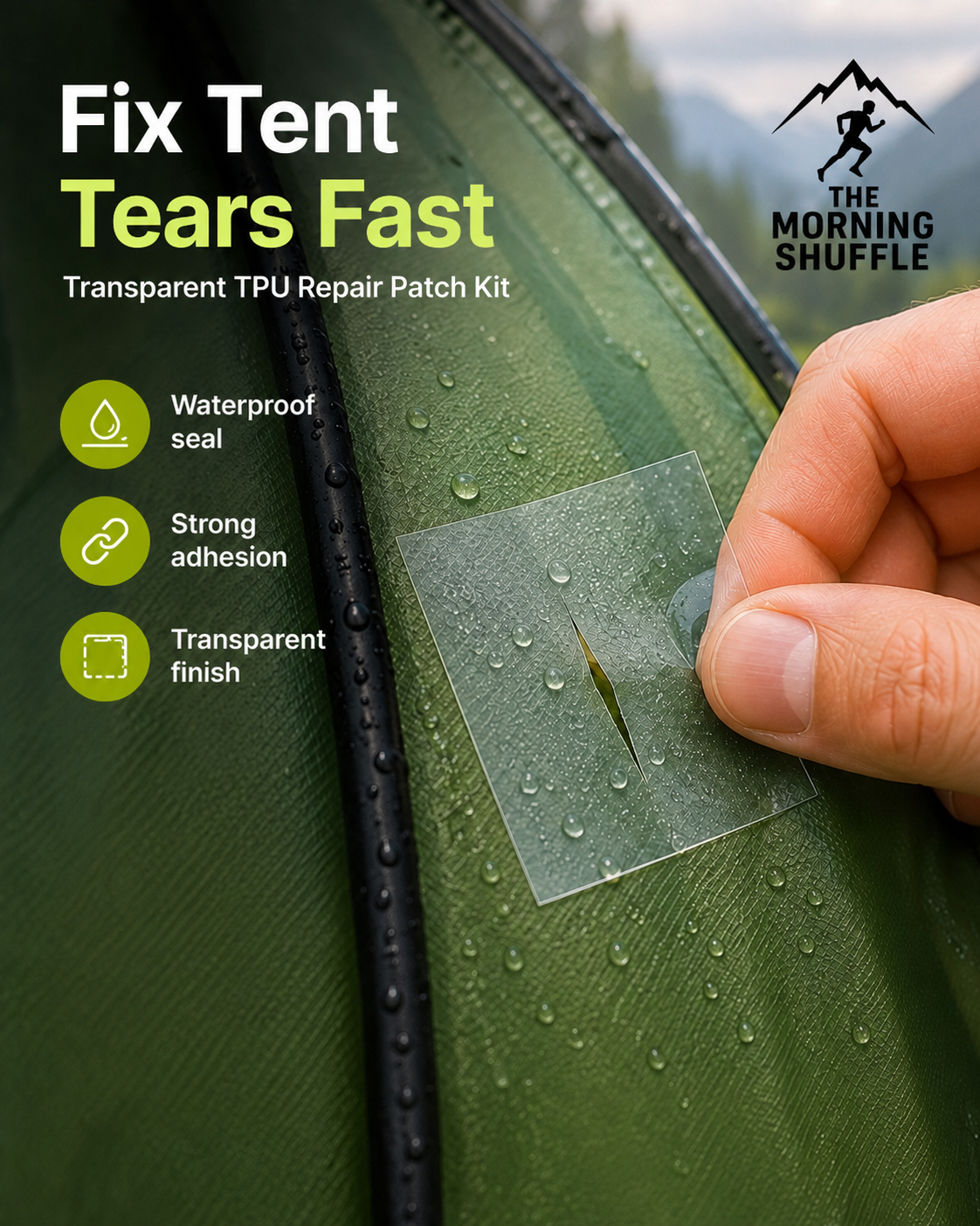 Transparent TPU Repair Patch Kit | The Morning Shuffle