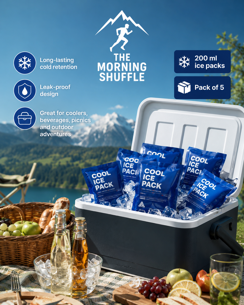 Reusable Cool Ice Pack | The Morning Shuffle