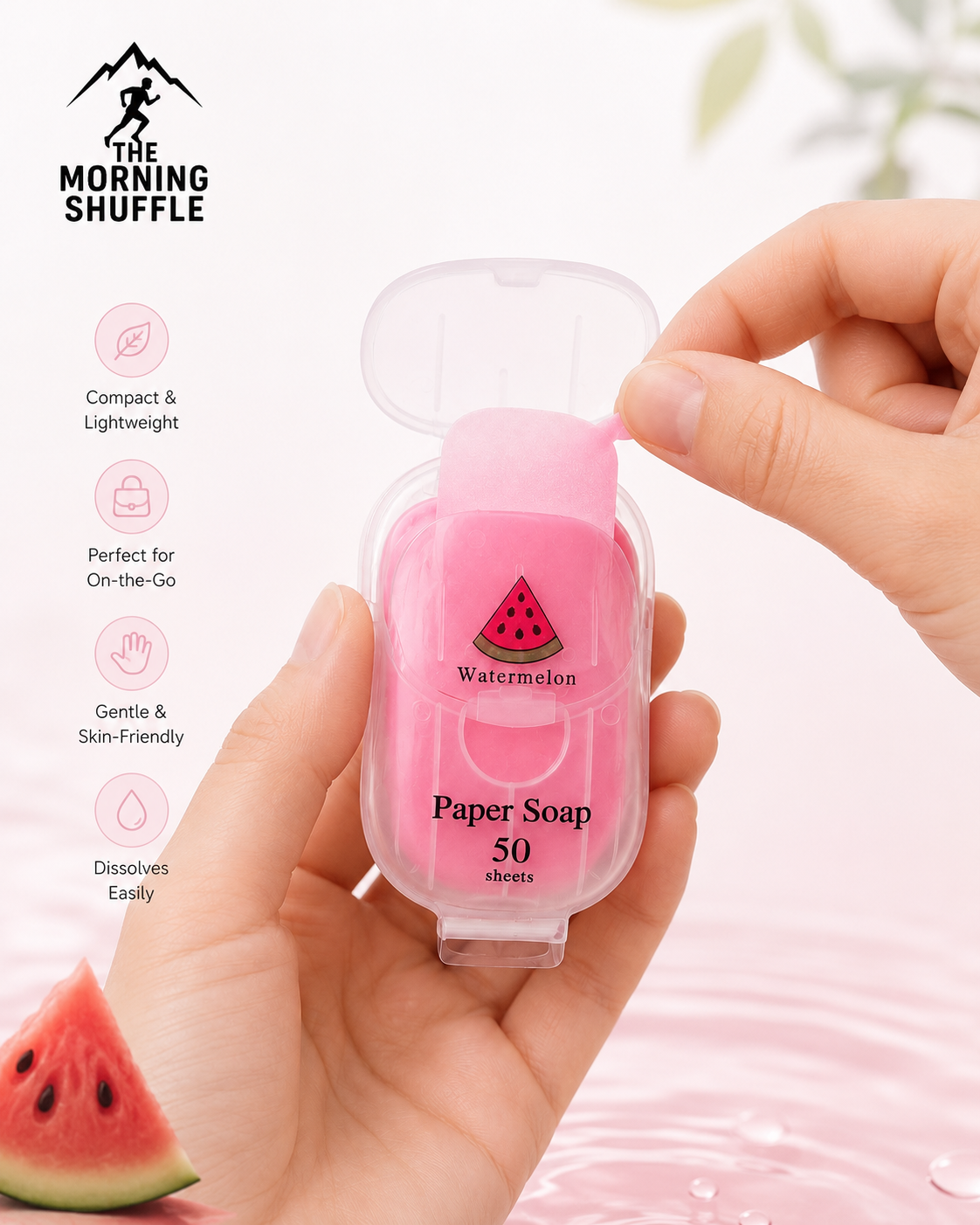 Travel Paper Soap Sheets | The Morning Shuffle